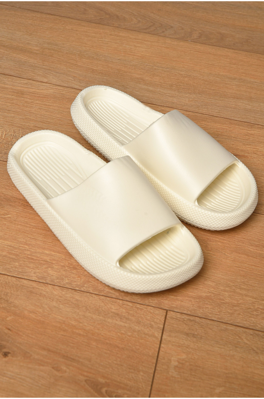 Шльопанці піна жіночі білого кольору 827 202706 Шльопанці піна жіночі білого кольору 827 202706