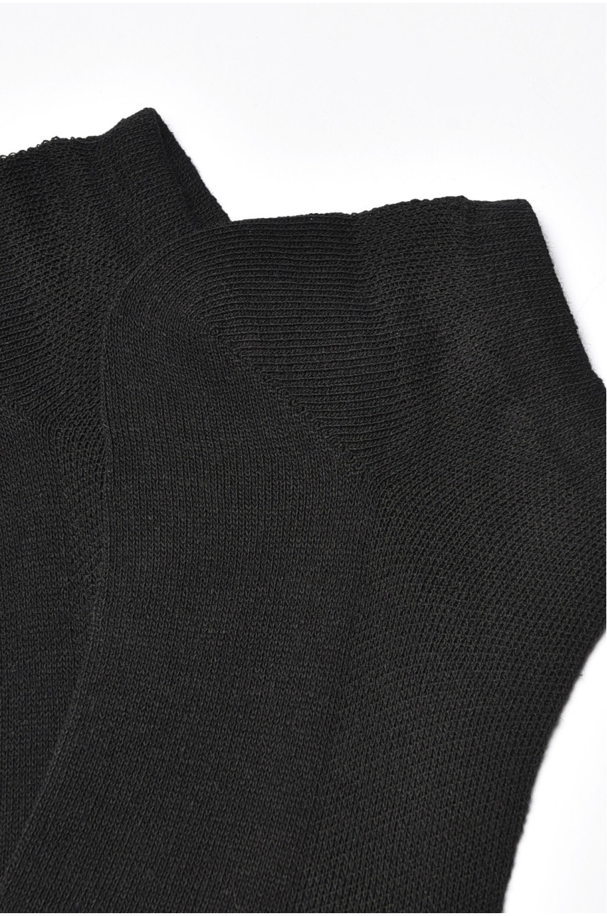 Носки мужские демисезонные спортивные черного цвета В1127 202730