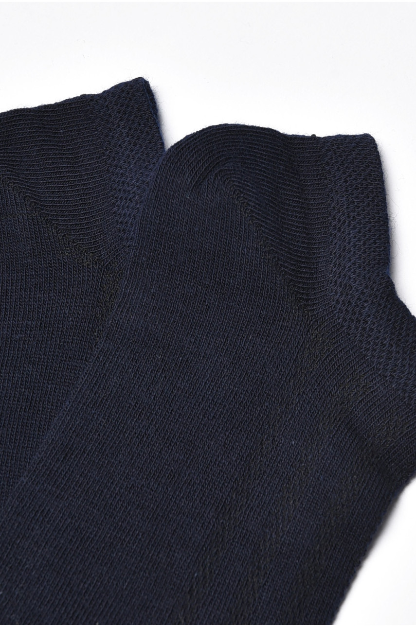 Носки мужские демисезонные спортивные темно-синего цвета 103-7 202733