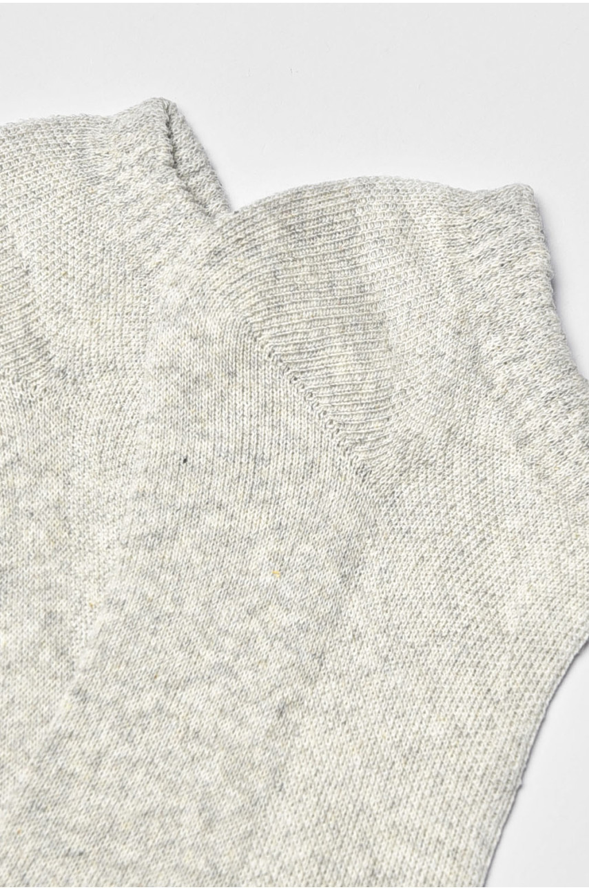 Носки мужские демисезонные спортивные светло-серого цвета 1585 202740