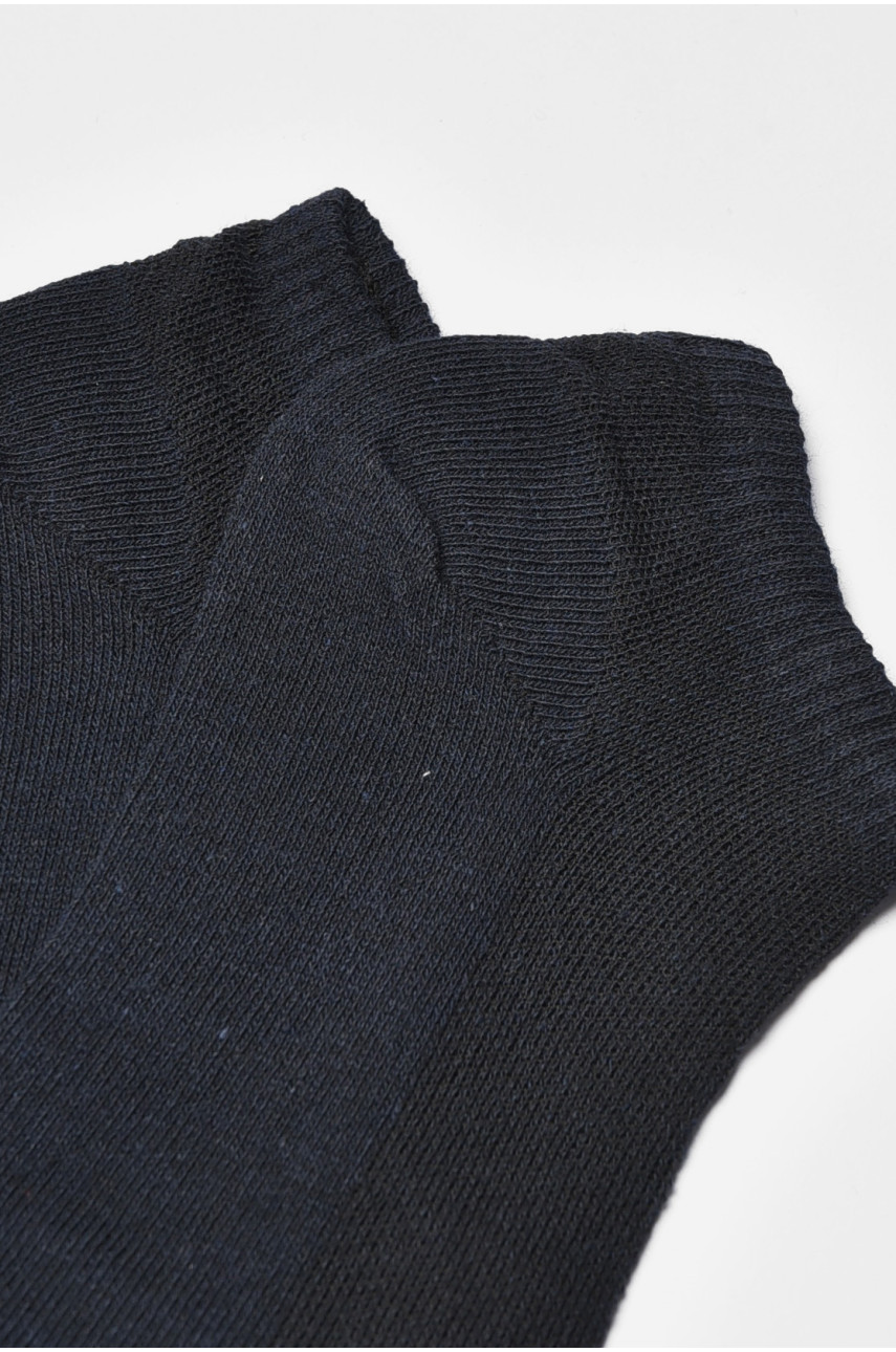 Носки мужские демисезонные спортивные темно-синего цвета 1585 202741