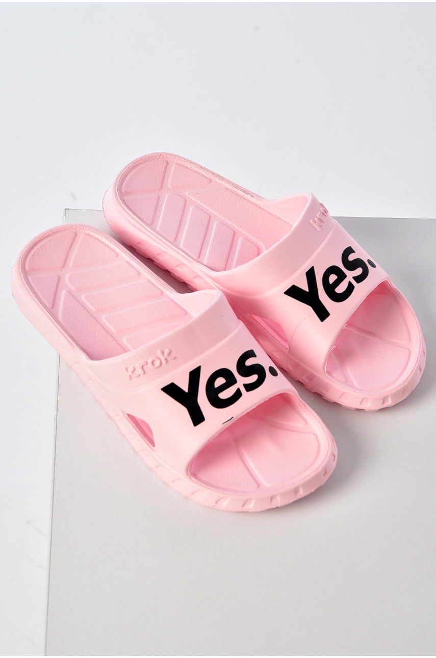 Шльопанці піна жіночі рожевого кольору С-74 202742