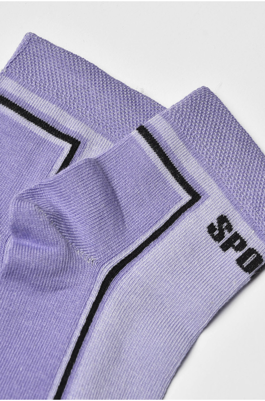 Носки женские демисезонные сиреневого цвета 577 202805 Носки женские демисезонные сиреневого цвета 577 202805