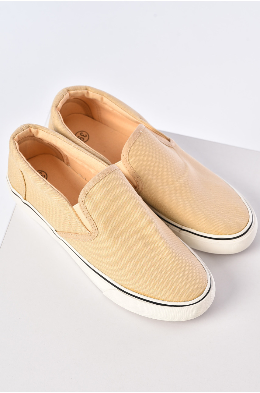 Мокасины женские бежевого цвета 4001-31 202823