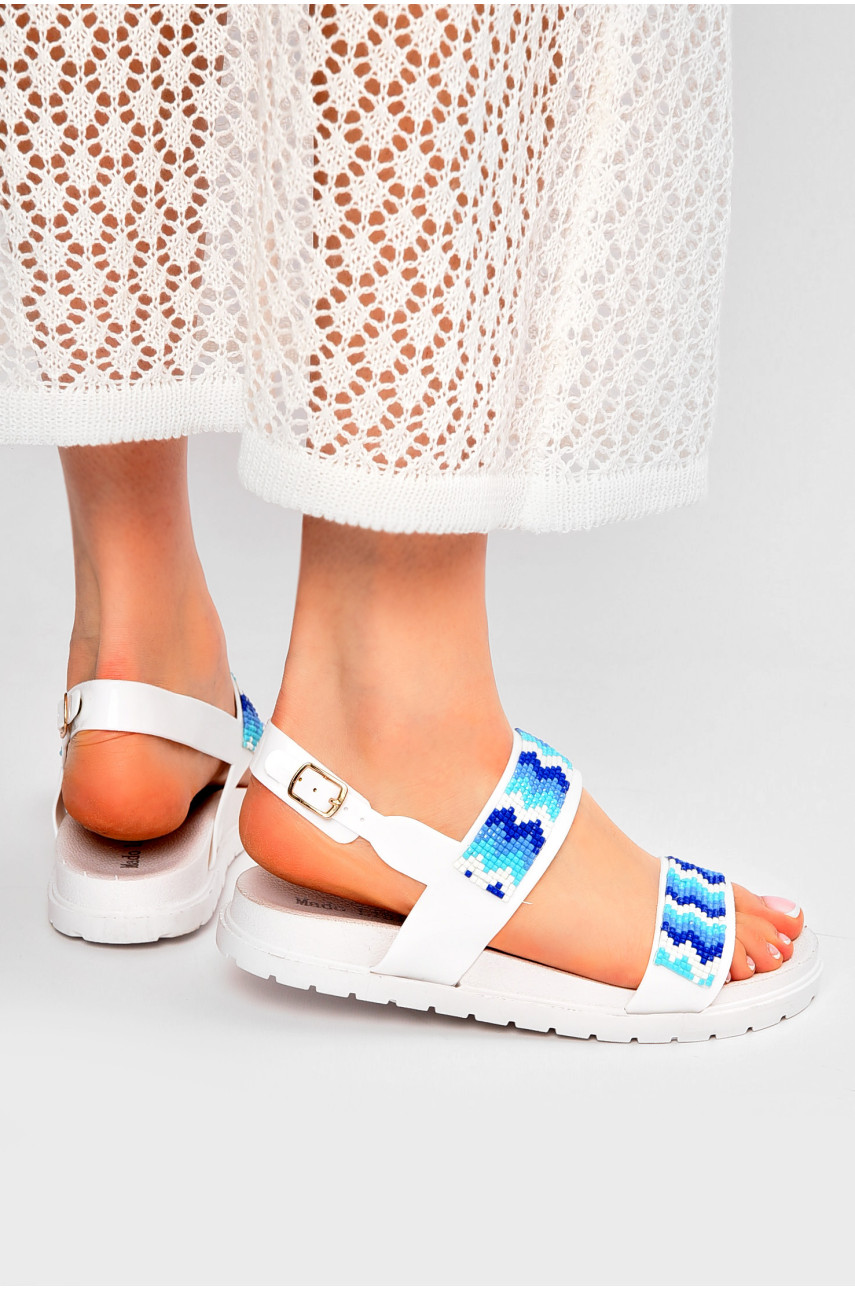 Босоножки женские белого цвета асорти 202831