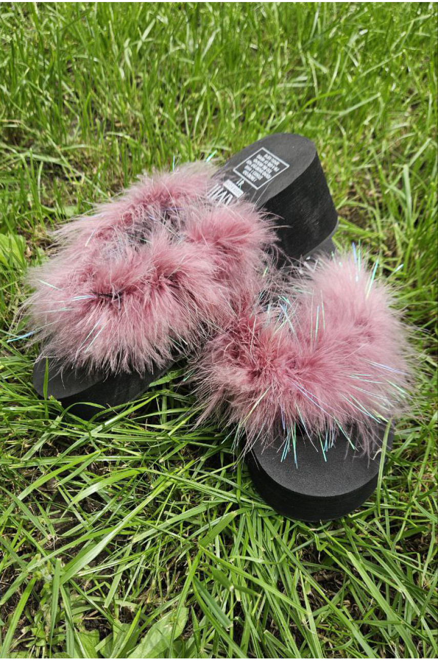 Шлепки женские черного цвета 202837