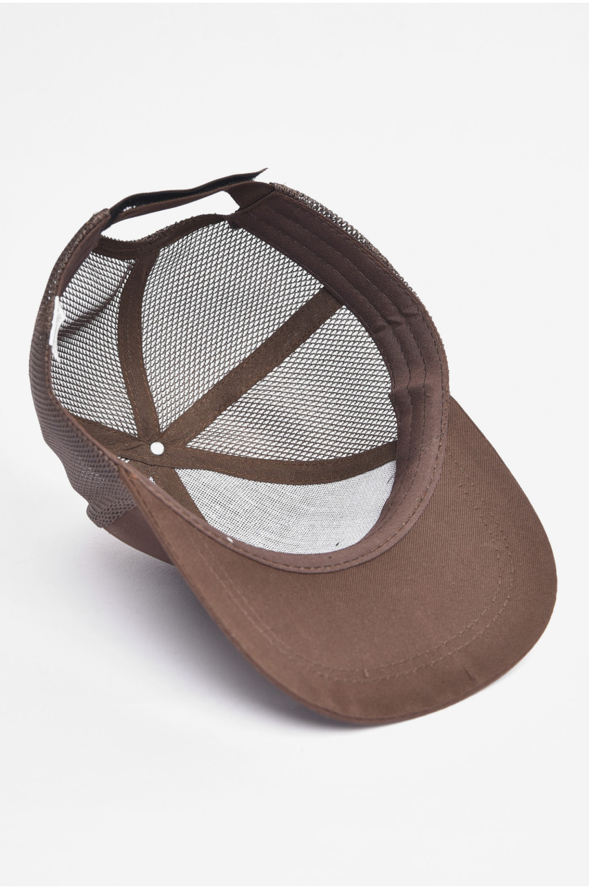 Кепка мужская коричневого цвета 11-129 202851