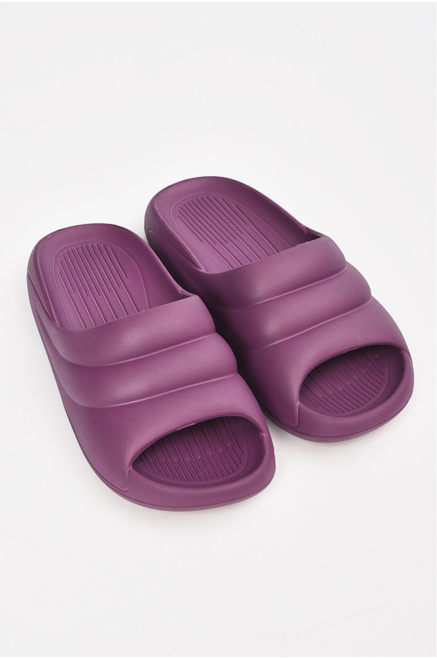 Шльопанці піна жіночі фіолетового кольору с-97 202865