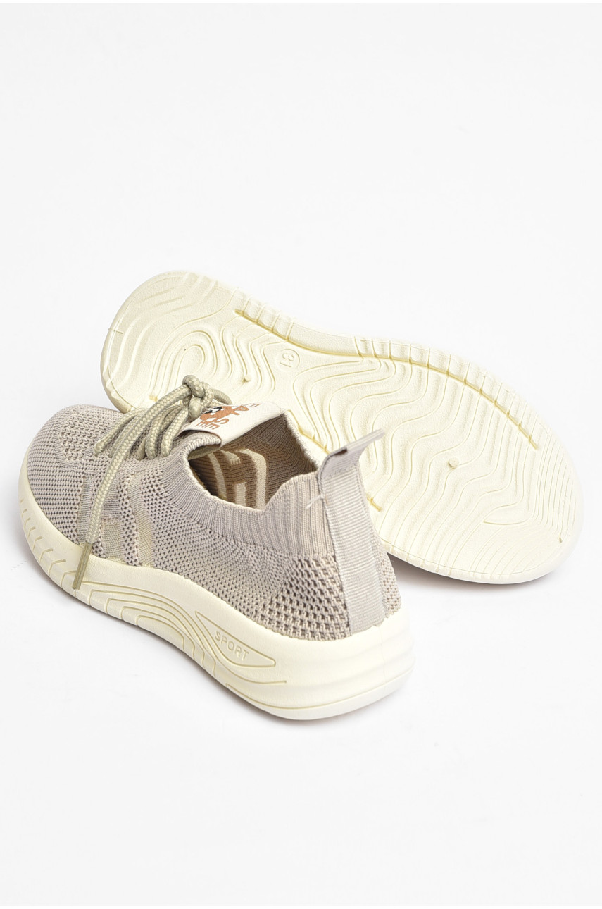 Кроссовки детские для мальчика текстильные серого цвета К305 202885