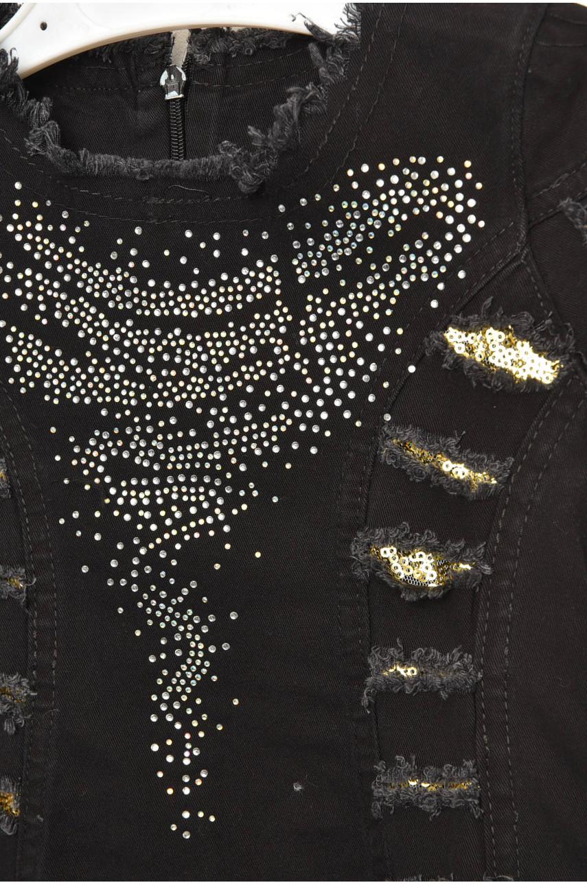 Платье детское для девочки черного цвета с рюкзачком асорти 202909