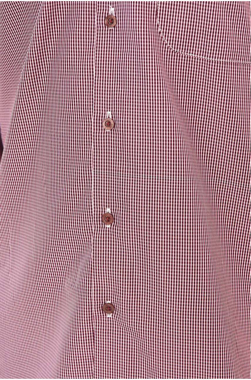 Рубашка мужская батальная красного цвета с принтом 1004 202912