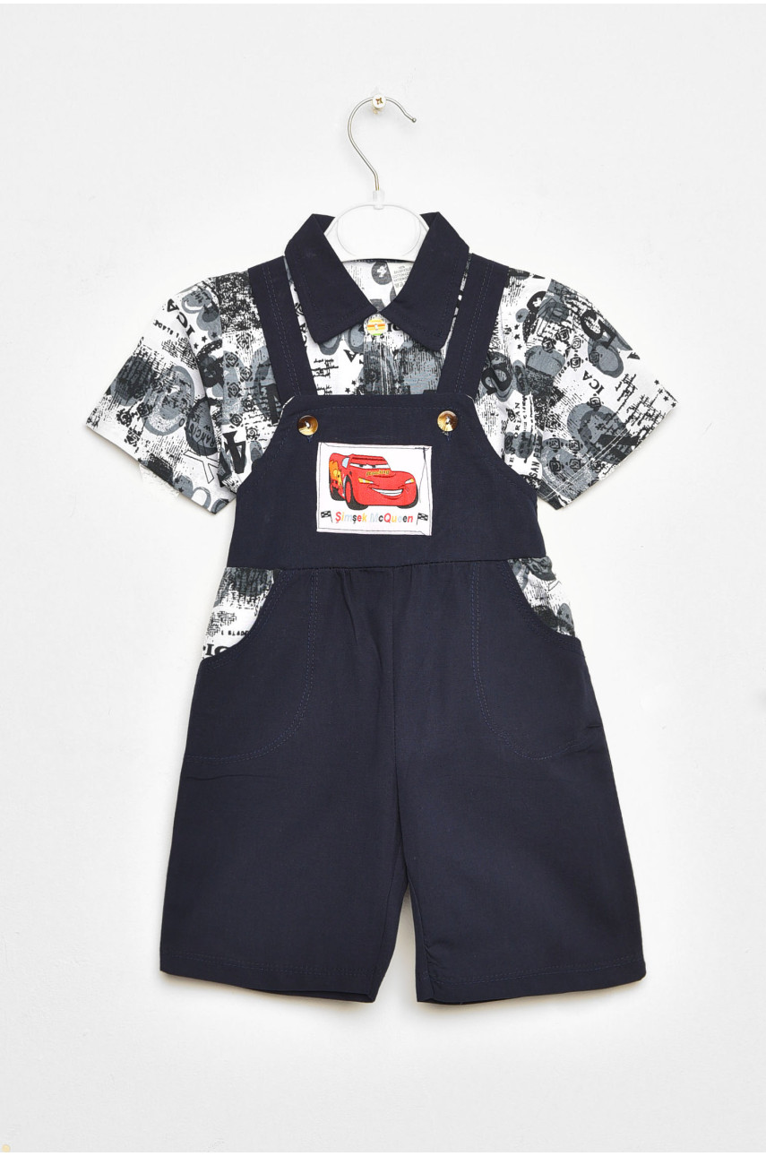 Костюм детский для мальчика темно-синего цвета асорті 202955