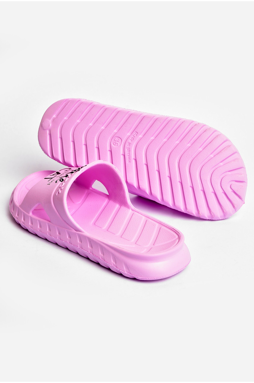 Шльопанці піна жіночі рожевого кольору Уцінка С-74 202958 Шльопанці піна жіночі рожевого кольору Уцінка С-74 202958