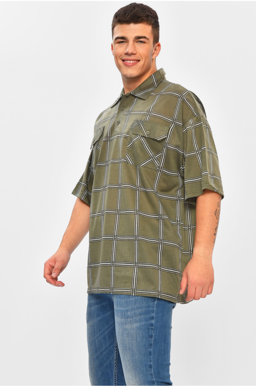 Футболка мужская батальная цвета хаки Т41 202981