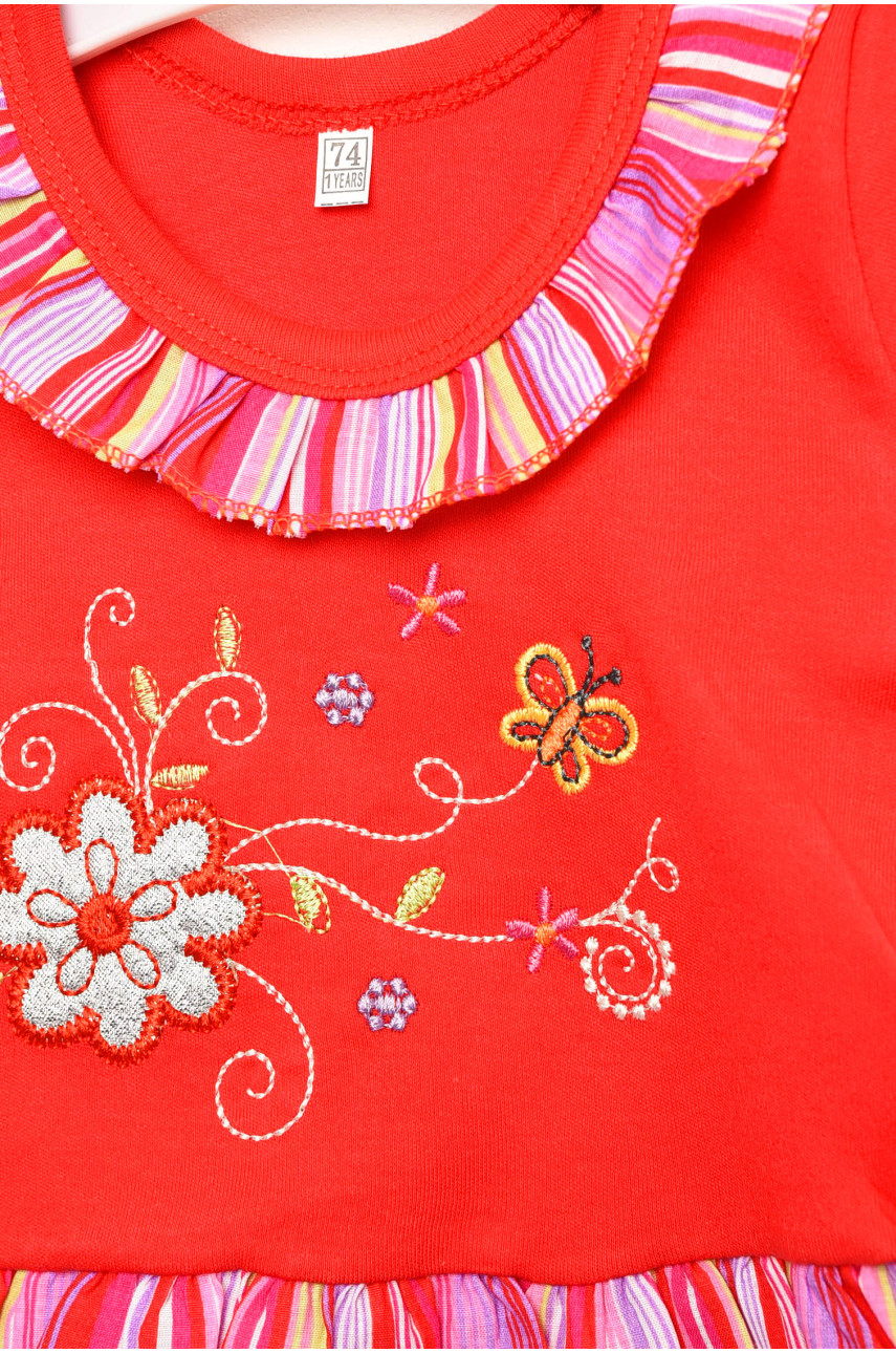 Костюм детский для девочки красного цвета асорті 203020