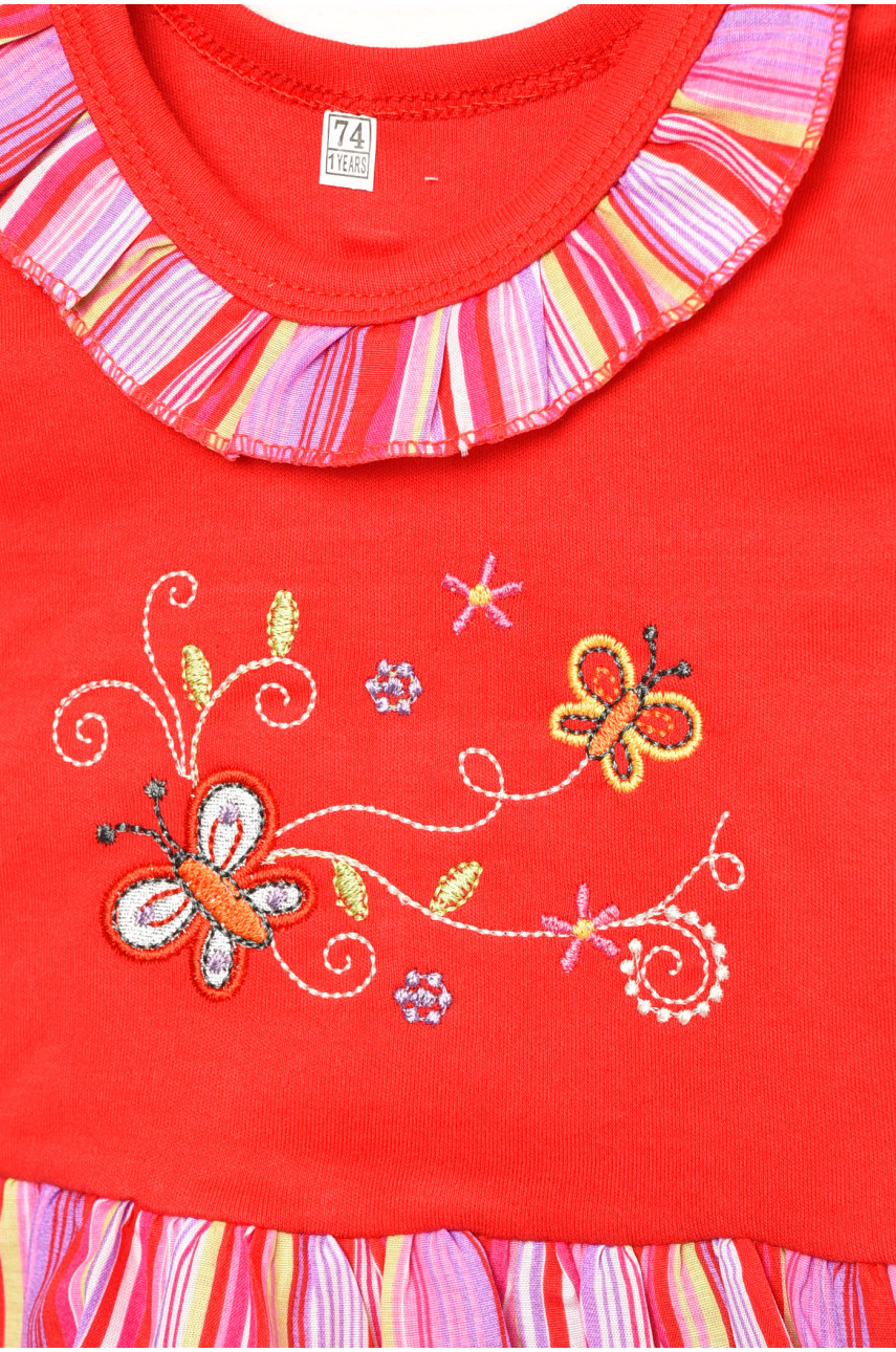 Костюм детский для девочки красного цвета асорті 203021