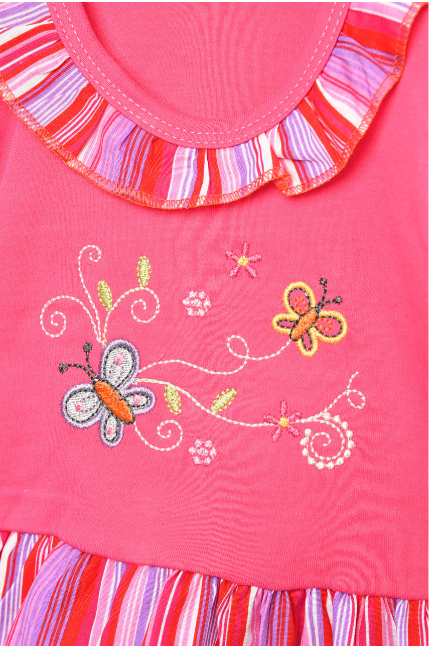 Костюм детский для девочки розового цвета асорті 203022