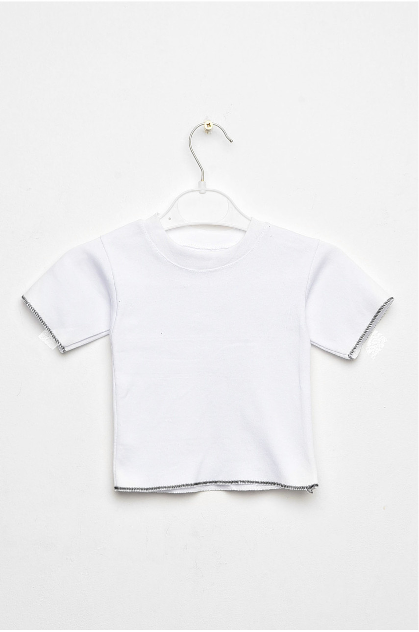 Костюм детский для девочки бело-синего цвета сарафан+футболка асорті 203036