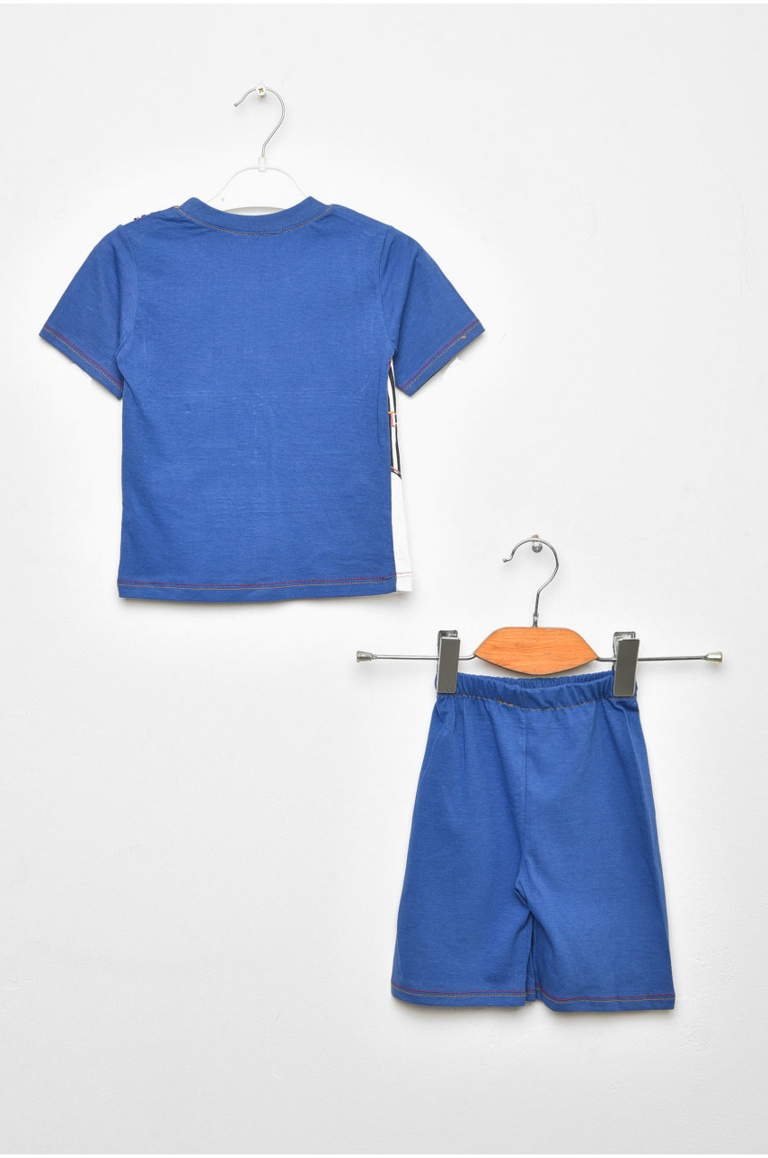 Костюм дитячий для хлопчика біло-синього кольору асорти 203039 Костюм дитячий для хлопчика біло-синього кольору асорти 203039