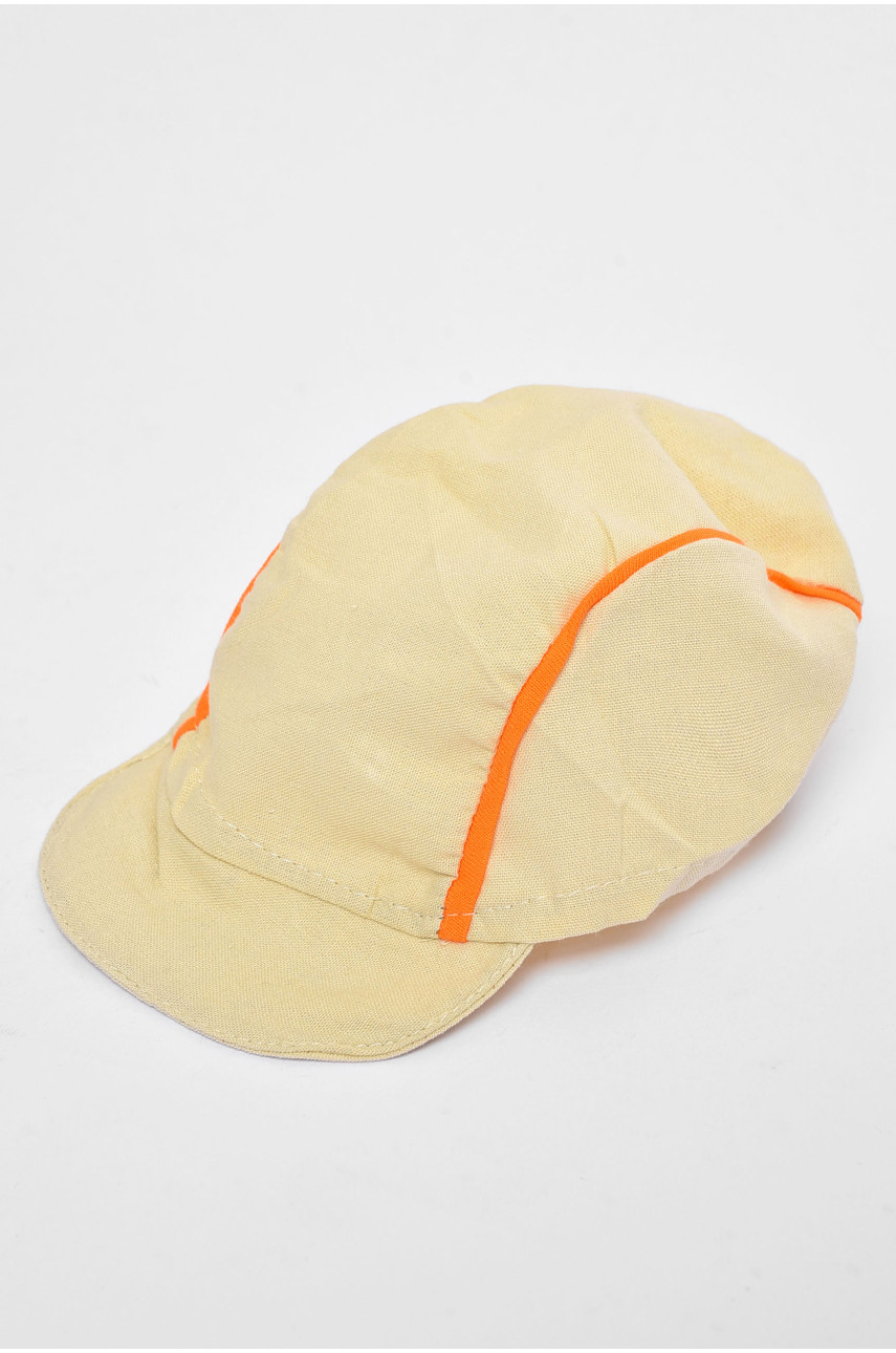 Костюм детский для мальчика бежевого цвета с картузом асорті 203041