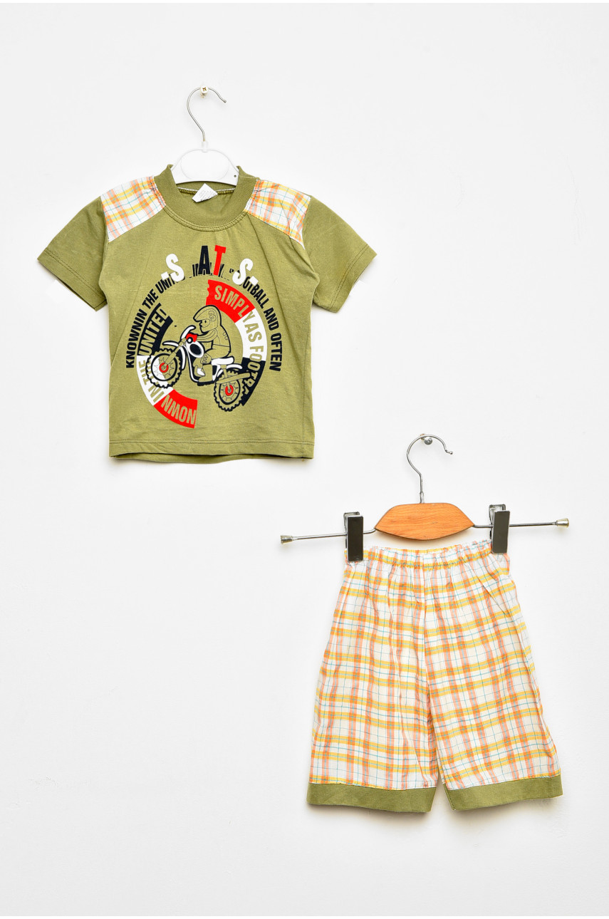 Костюм детский для мальчика цвета хаки асорті 203043