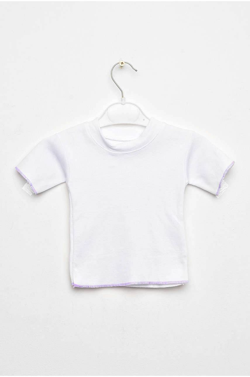 Костюм детский для девочки бело-фиолетового цвета сарафан+футболка асорті 203045