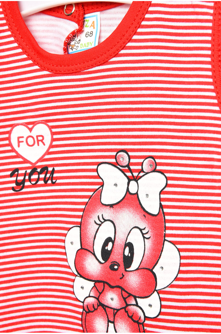 Костюм детский для девочки красного цвета асорті 203046