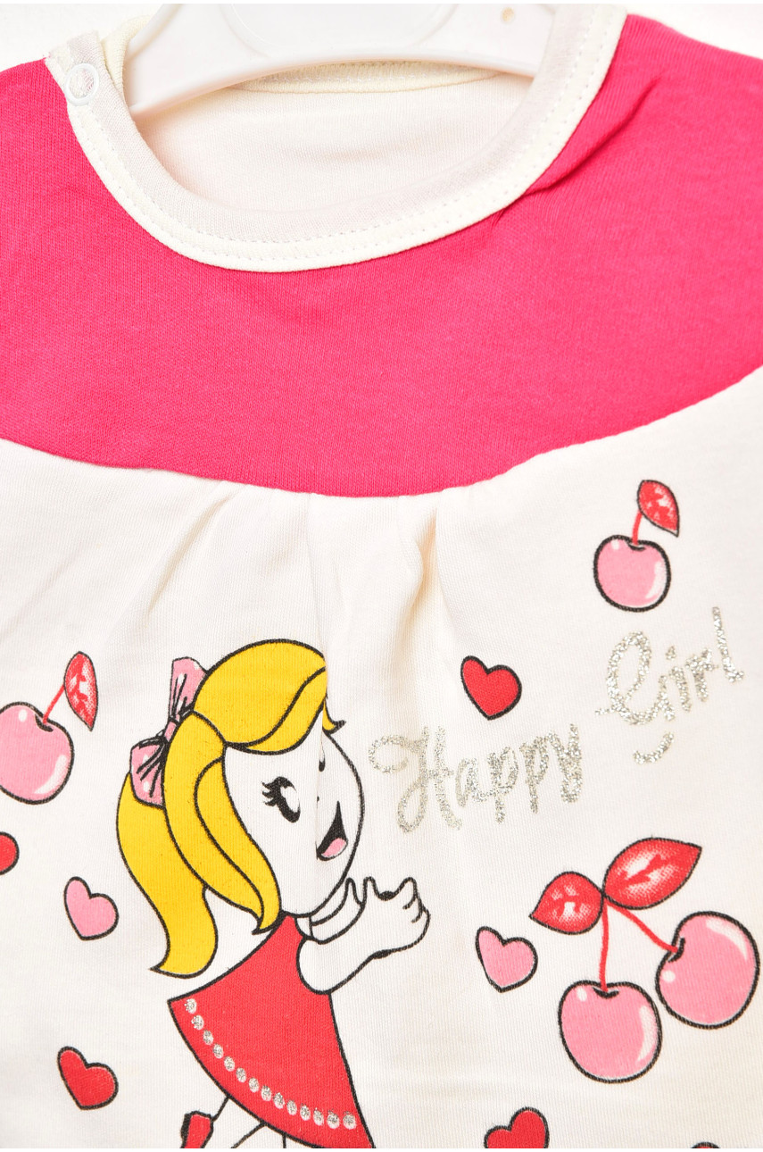 Костюм детский для девочки малинового цвета асорті 203058