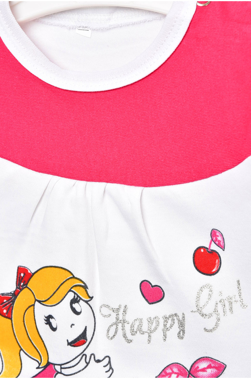 Костюм детский для девочки малинового цвета асорті 203059