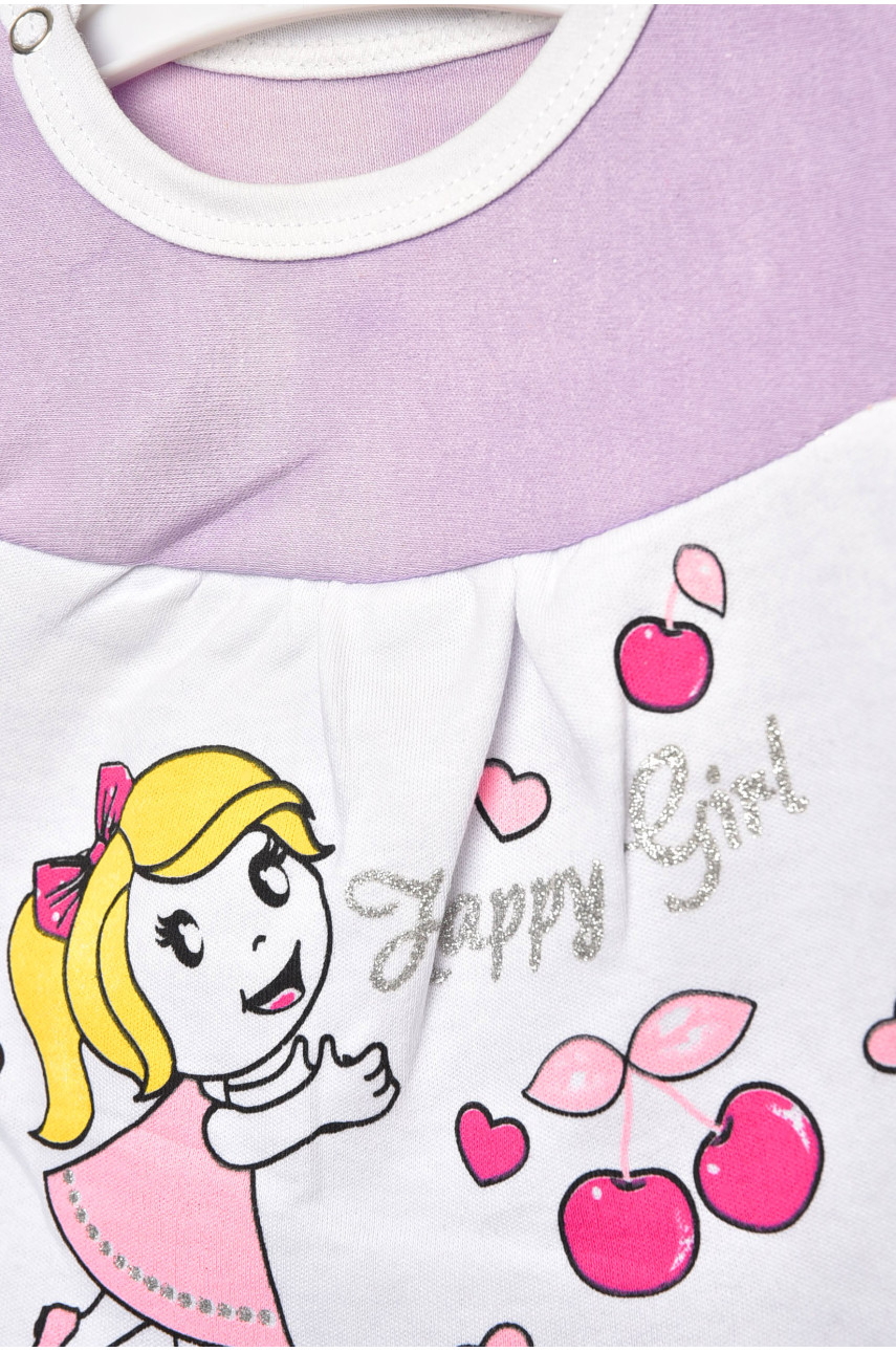 Костюм детский для девочки сиреневого цвета асорті 203061