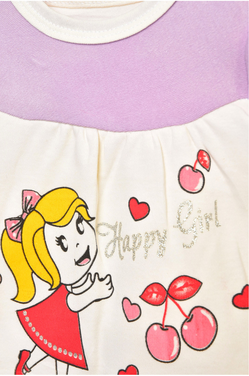 Костюм детский для девочки сиреневого цвета асорті 203062