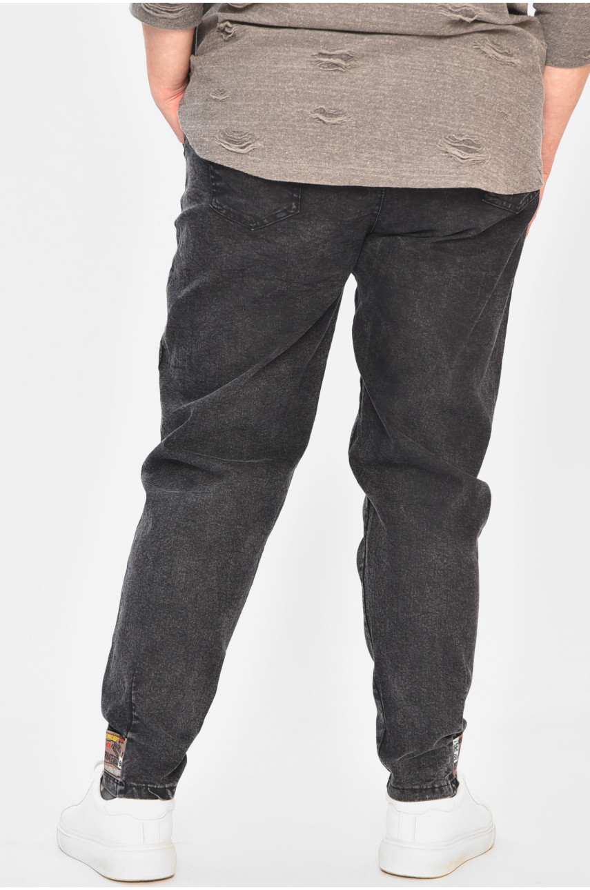 Джинсы женские батальные черного цвета 25956 203069 Джинсы женские батальные черного цвета 25956 203069