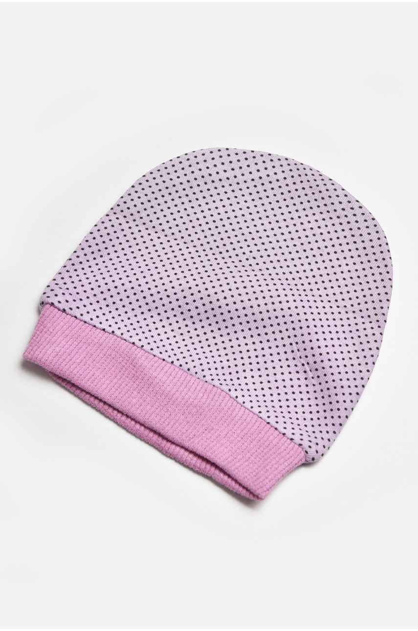 Человечек детский для девочки сиреневого цвета с шапочкой миккиМаус 203076 Человечек детский для девочки сиреневого цвета с шапочкой миккиМаус 203076