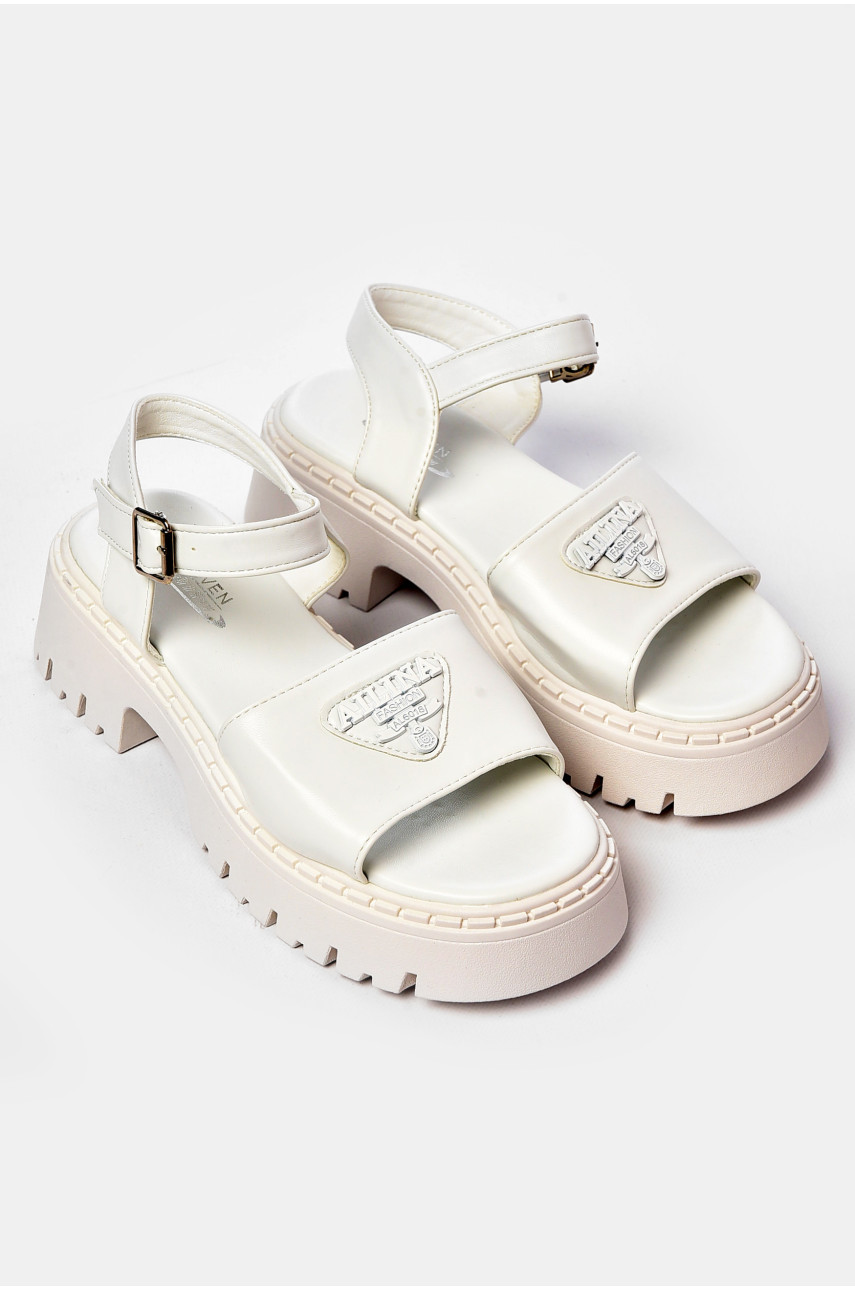 Босоножки женские белого цвета SE03-3 203092