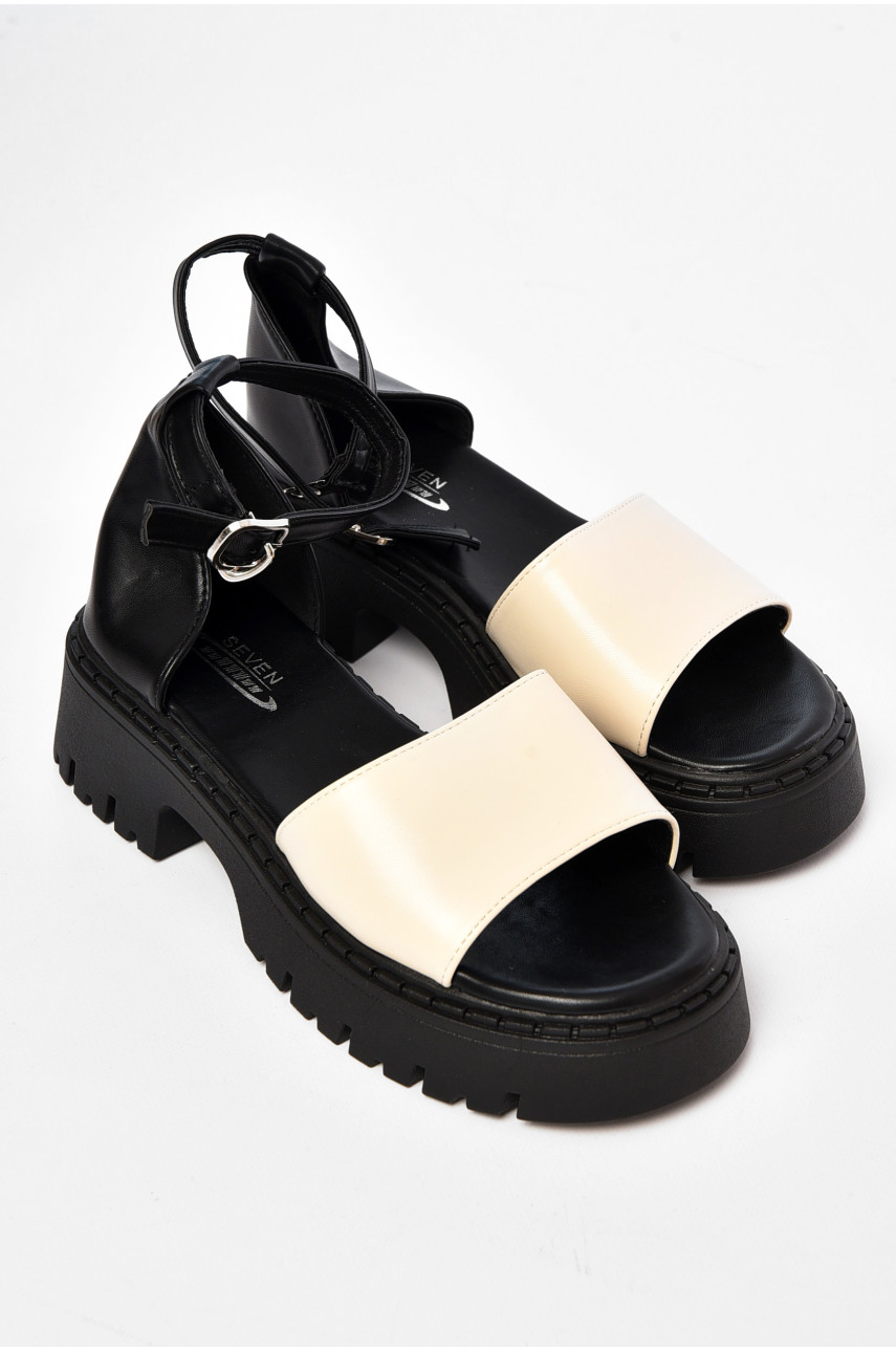 Босоножки женские бежевого цвета SE07-2 203094