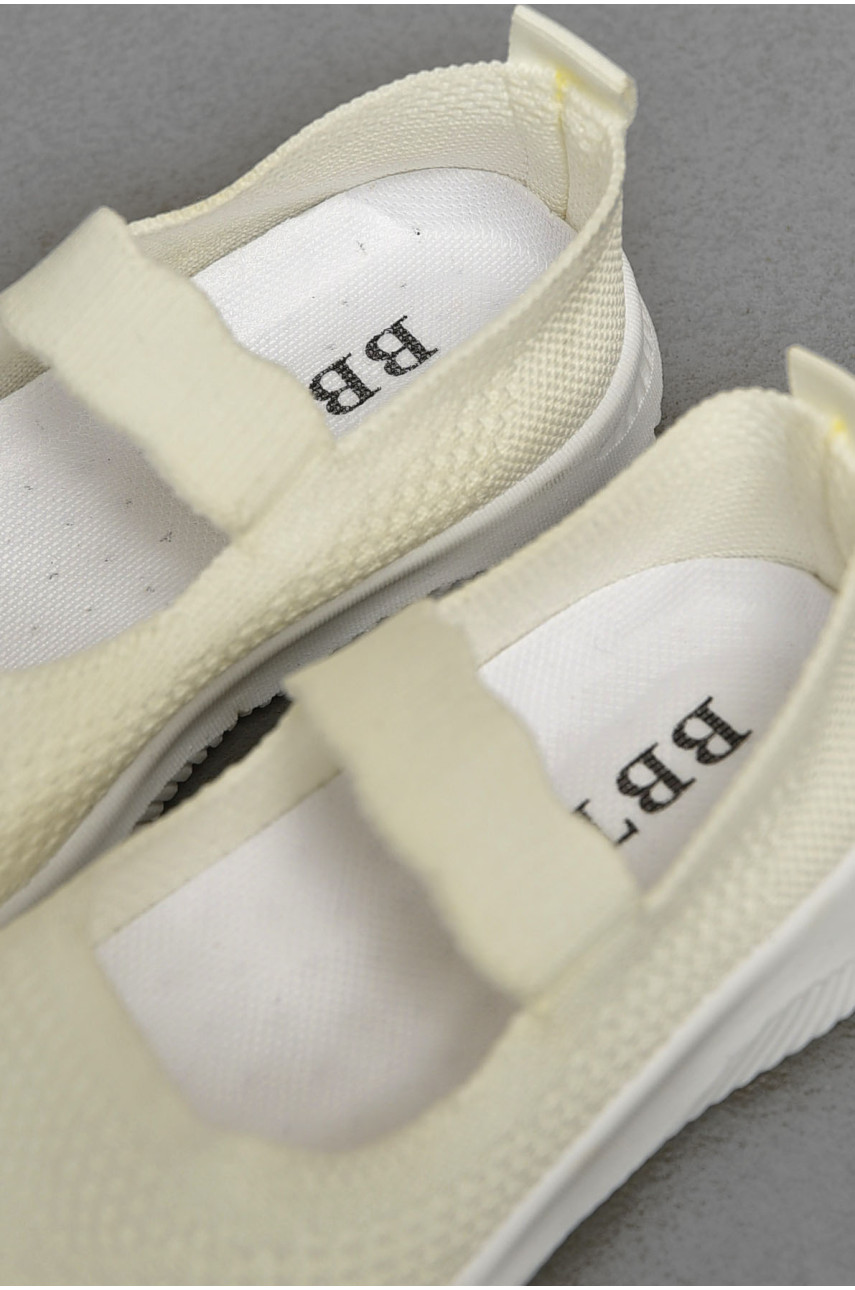 Мокасины детские белого цвета F6360-2 203102