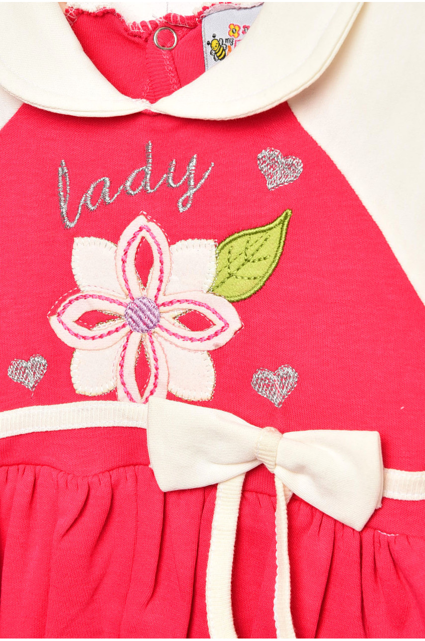 Платье детское для девочки розового цвета асорти 203127