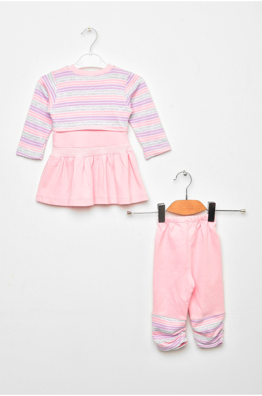 Костюм детский для девочки розового цвета асорті 203144