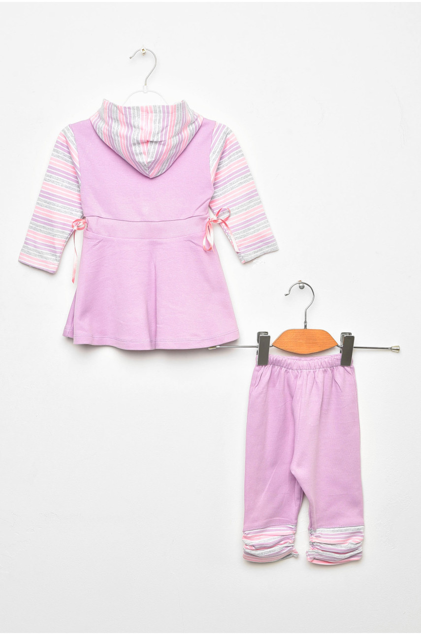 Костюм детский для девочки сиреневого цвета асорті 203145
