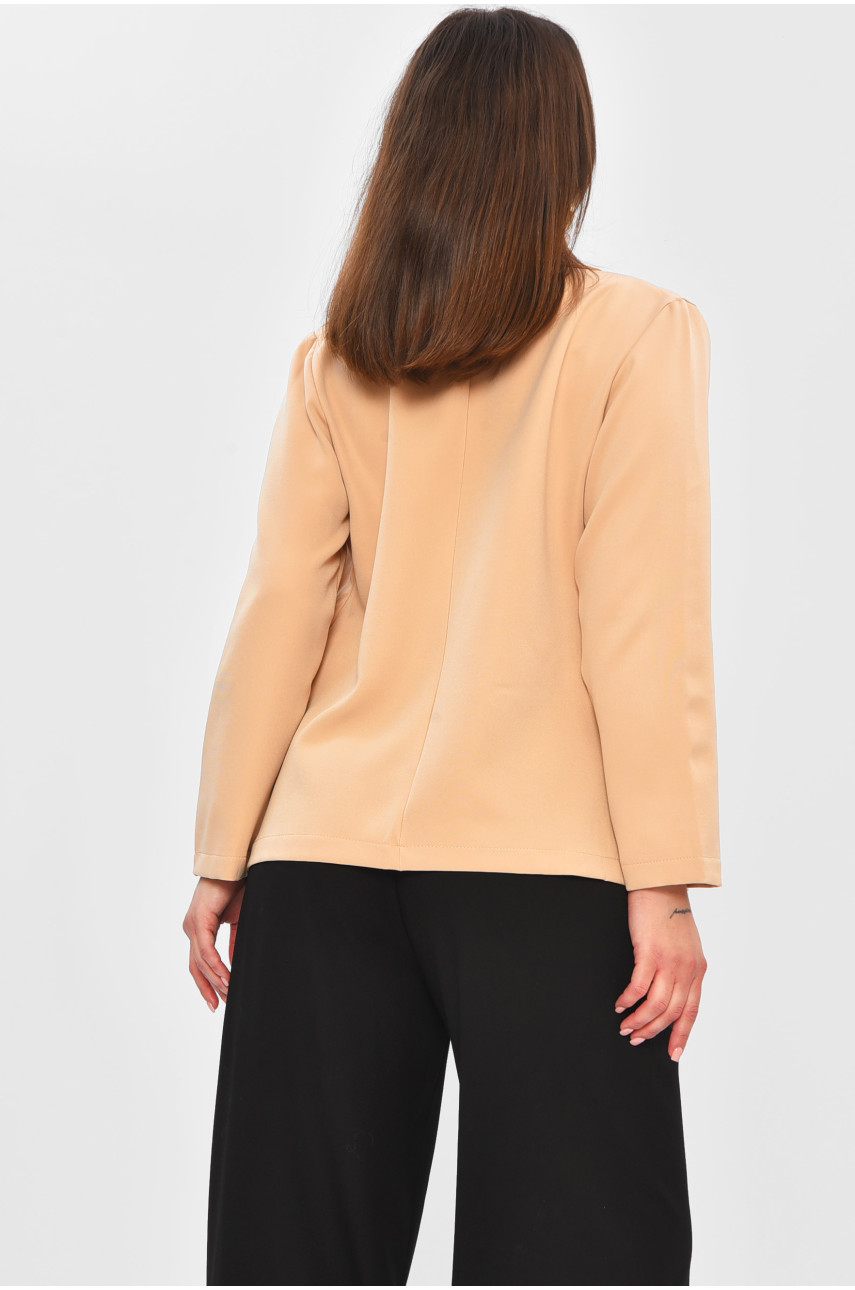 Піджак жіночий бежевого кольору 0309 203226