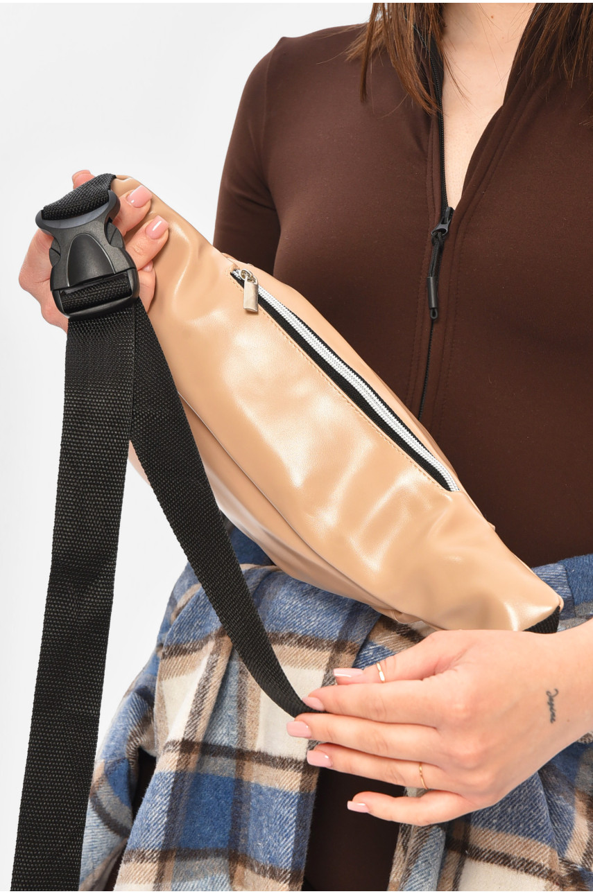 Бананка женская тёмно-бежевого цвета 203236