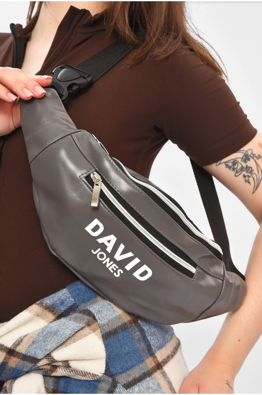 Бананка жіноча сірого кольору 203274 Бананка жіноча сірого кольору 203274