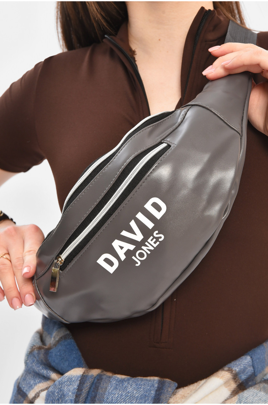 Бананка жіноча сірого кольору 203274 Бананка жіноча сірого кольору 203274