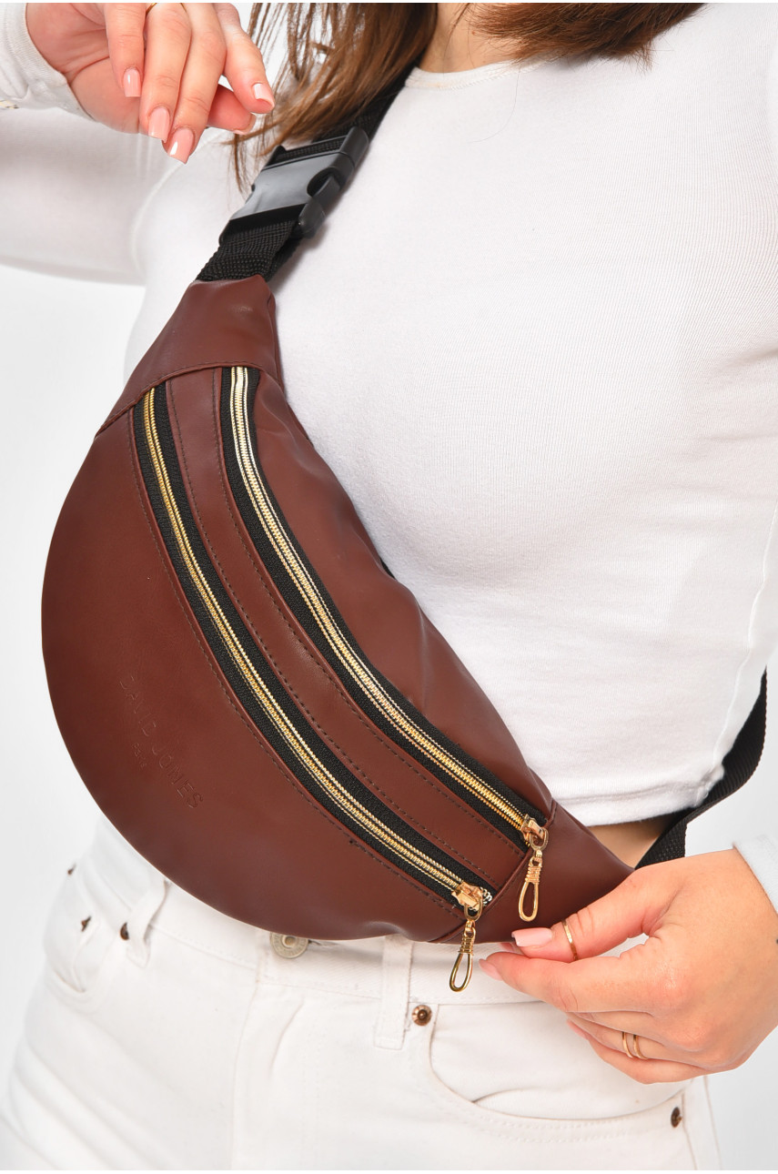 Бананка женская коричневого цвета 203283