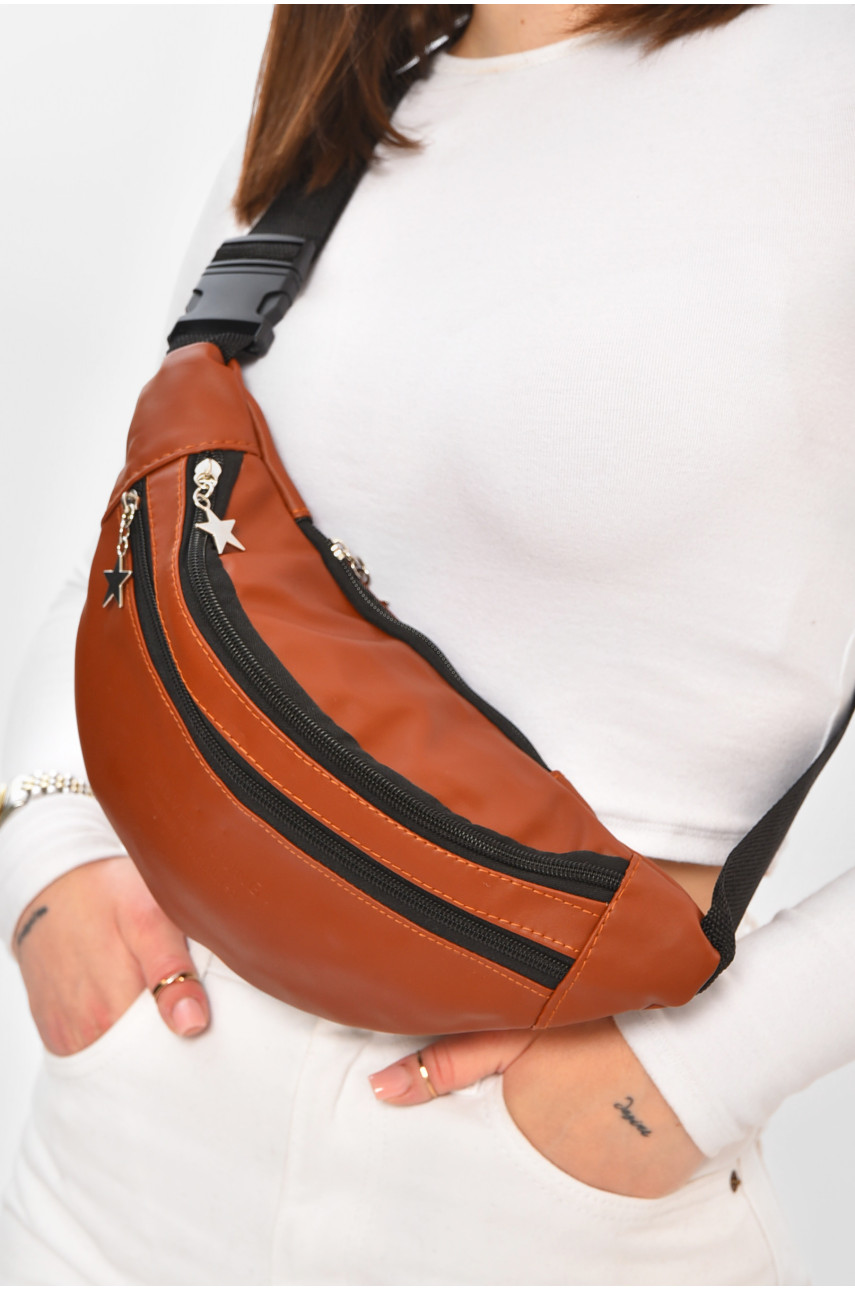 Бананка женская коричневого цвета 203284