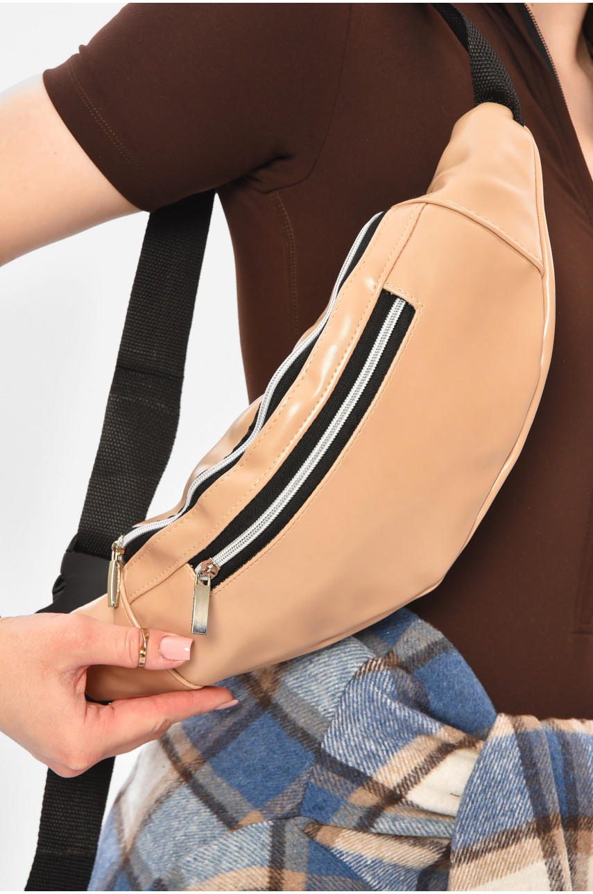 Бананка женская бежевого цвета 203285