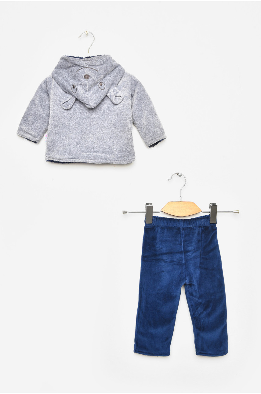 Костюм детский для мальчика серого цвета асорті 203365