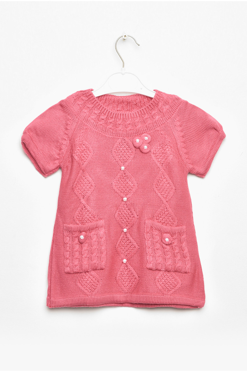 Кофта детская для девочки розового цвета 404 203371
