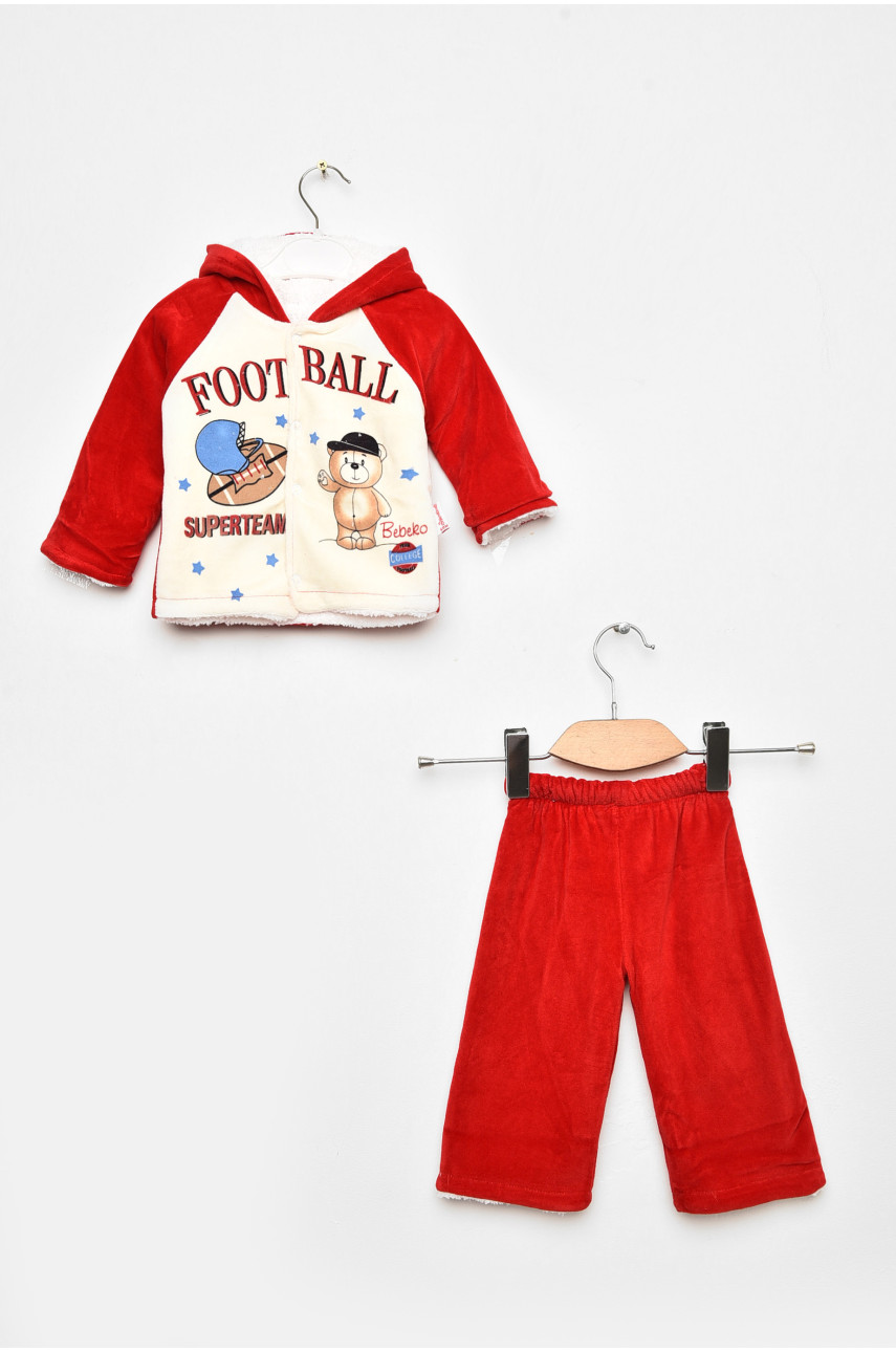 Костюм детский для девочки красного цвета асорті 203386