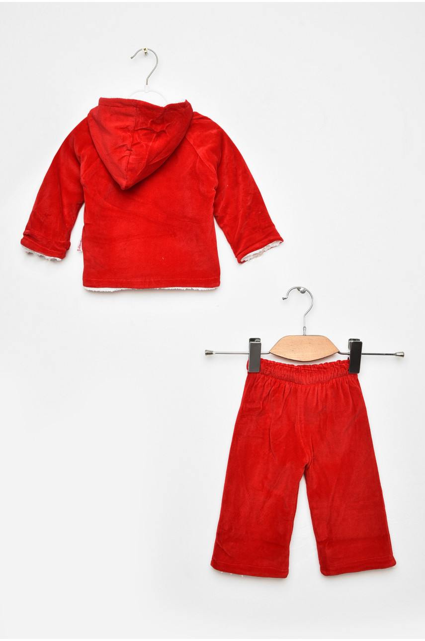 Костюм детский для девочки красного цвета асорті 203386